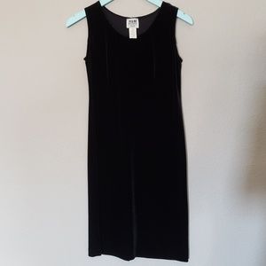 R&M Richards Petite Velvet Stretch Dress